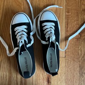 Platform sneakers from Olivia Miller. Super cute with white laces.